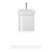 Duravit Meuble lavabo à main White Tulip 45x33 cm, sans trop-plein, avec trop-plein, avec trou de robinet, blanc-4