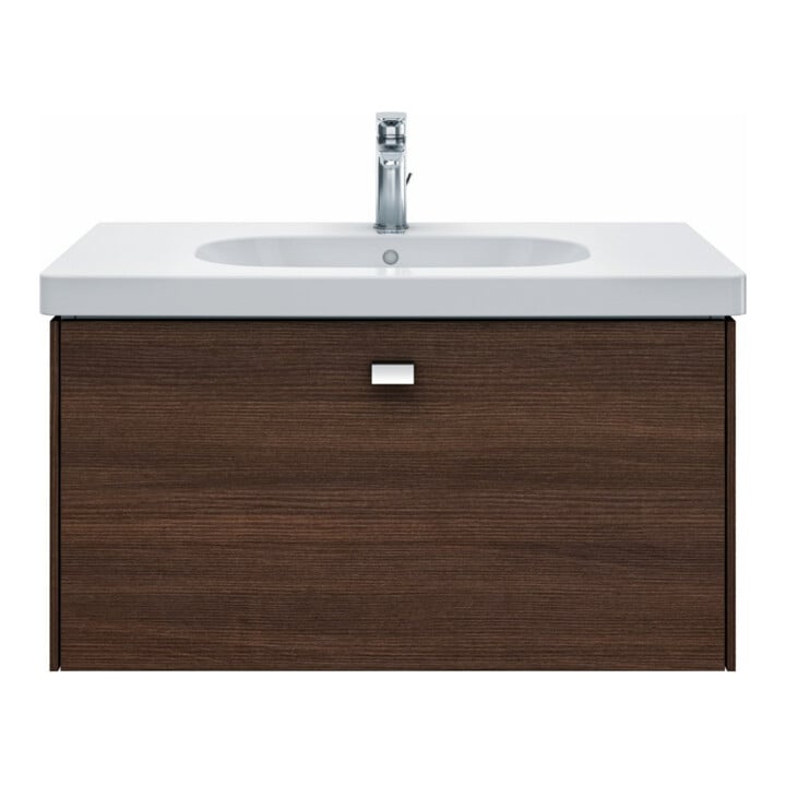 Duravit Meuble lavabo D-Code 85x48 cm, avec robinetterie, blanc