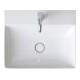 Duravit Meuble lavabo DuraSquare 60x47 cm, sans trop-plein, avec trop-plein, 1 trou de robinet, blanc-1