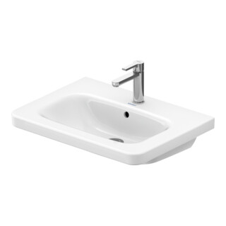 Duravit Meuble lavabo DuraStyle 65x48 cm, blanc, m HL, ÜL, plan vasque avec trou de robinetterie