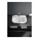Duravit Meuble-lavabo encastré D-Code 54,5x43,5 cm, EB v o, m HL, Ü, HL, blanc