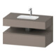 Duravit Meuble-lavabo encastré Qatego 100x55x60 cm, ba m, Kon-WTU, niche-1