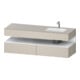 Duravit Meuble-lavabo encastré Qatego 160x50x60 cm, Kon-WTU, B, B r, w m/tau ma-1
