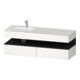 Duravit Meuble-lavabo encastré Qatego 160x50x60 cm, Kon-WTU, gris/blanc mat-1