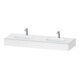 Duravit Meuble-lavabo encastré Qatego 160x55x17cm, avec K, 2 tiroirs, blanc mat-1