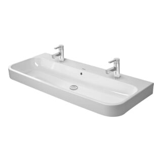 Duravit Meuble lavabo Happy D.2 120x50,5 cm, 2 Tiroirs, S/Plan, Blanc