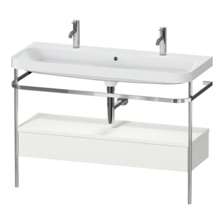 Duravit Meuble lavabo Happy D.2 Plus 117,5x49 cm, 1 mitigeur, avec console, 1 tiroir, sans robinetterie