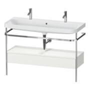 Duravit Meuble lavabo Happy D.2 Plus 117,5x49 cm, 1 mitigeur, avec console, 1 tiroir, sans robinetterie