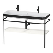 Duravit Meuble lavabo Happy D.2 Plus 117,5x49 cm, 1 trou, console, blanc brillant