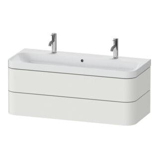Duravit Meuble lavabo Happy D.2 Plus 117,5x49 cm, 2 tiroirs, chêne nordique mat