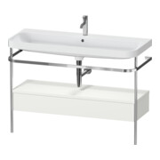 Duravit Meuble lavabo Happy D.2 Plus 117,5x49 cm, avec console, 1 tiroir, 1 robinetterie, sans miroir