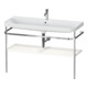 Duravit Meuble lavabo Happy D.2 Plus 117,5x49 cm, avec console, 1 trou, blanc brillant-1