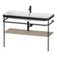 Duravit Meuble lavabo Happy D.2 Plus 117,5x49 cm, avec console, 1 trou, lin
