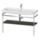 Duravit Meuble-lavabo Happy D.2 Plus 117,5x49 cm, avec console, 1 trou, noyer teinté-1
