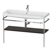 Duravit Meuble-lavabo Happy D.2 Plus 117,5x49 cm, avec console, 1 trou, noyer teinté
