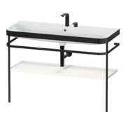 Duravit Meuble lavabo Happy D.2 Plus 117,5x49 cm, avec console, 2 trous, blanc brillant
