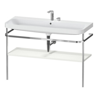 Duravit Meuble lavabo Happy D.2 Plus 117,5x49 cm, avec console, 2 trous, blanc mat