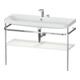 Duravit Meuble lavabo Happy D.2 Plus 117,5x49 cm, avec console, 2 trous, blanc mat-1