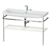 Duravit Meuble lavabo Happy D.2 Plus 117,5x49 cm, avec console, 2 trous, blanc mat
