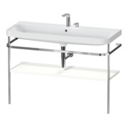 Duravit Meuble lavabo Happy D.2 Plus 117,5x49 cm, avec console, 2 trous, blanc mat satiné
