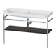 Duravit Meuble lavabo Happy D.2 Plus 117,5x49 cm, avec console, sans robinet, noyer teinté-1