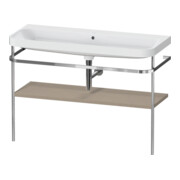 Duravit Meuble-lavabo Happy D.2 Plus 117,5x49 cm, avec console, sans robinetterie, lin