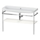 Duravit Meuble lavabo Happy D.2 Plus 117,5x49 cm, avec console, sans trou, blanc brillant-1