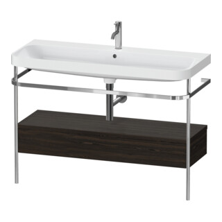 Duravit Meuble lavabo Happy D.2 Plus 117,5x49cm, avec console, 1 tiroir, 1 mitigeur, blanc mat