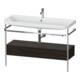 Duravit Meuble lavabo Happy D.2 Plus 117,5x49cm, avec console, 1 tiroir, 1 mitigeur, blanc mat-1