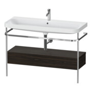 Duravit Meuble lavabo Happy D.2 Plus 117,5x49cm, avec console, 1 tiroir, 1 mitigeur, blanc mat