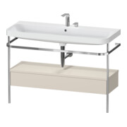 Duravit Meuble lavabo Happy D.2 Plus 117,5x49cm, avec console, 1 tiroir, 2 trous robinet, mat
