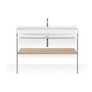 Duravit Meuble lavabo Happy D.2 Plus 117,5x49cm, avec console, 1 trou robinet, méditerranée œuf