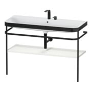 Duravit Meuble lavabo Happy D.2 Plus 117,5x49cm, avec console, 2 trous, blanc mat