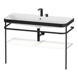 Duravit Meuble lavabo Happy D.2 Plus 117,5x49cm, avec console, 2 trous, blanc mat