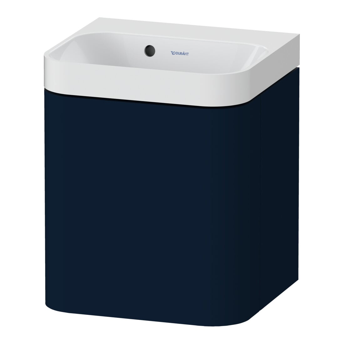 Duravit Meuble lavabo Happy D.2 Plus 40x36 cm, 1 T, à droite, sans trou, bleu mat