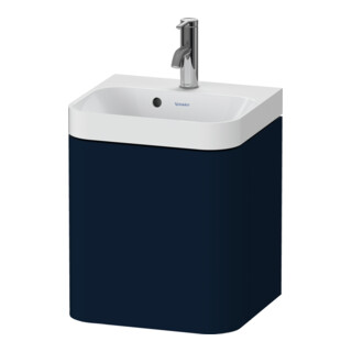 Duravit Meuble lavabo Happy D.2 Plus 40x36 cm, 1 T, à gauche, avec HL, bleu mat
