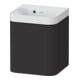 Duravit Meuble lavabo Happy D.2 Plus 40x36 cm, 1 T, à gauche, sans trop-plein, graph mat-1