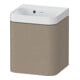 Duravit Meuble lavabo Happy D.2 Plus 40x36 cm, 1 t., raccord à droite, sans trop-plein, lin-1