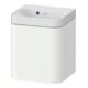 Duravit Meuble lavabo Happy D.2 Plus 40x36 cm, 1 tiroir, raccord à droite, sans trop-plein, blanc mat-1