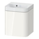 Duravit Meuble lavabo Happy D.2 Plus 40x36 cm, 1 tiroir, raccord gauche, sans trop-plein, blanc brillant-1