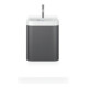 Duravit Meuble lavabo Happy D.2 Plus 40x36cm, 1 T, à gauche, avec HL, graphite mat-1