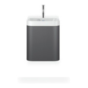 Duravit Meuble lavabo Happy D.2 Plus 40x36cm, 1 T, à gauche, avec HL, graphite mat
