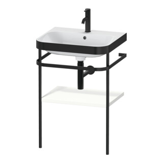 Duravit Meuble-lavabo Happy D.2 Plus 57,5x49 cm, 1 t, blanc mat, avec console
