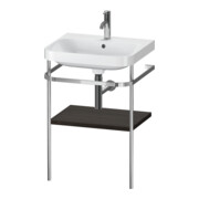 Duravit Meuble lavabo Happy D.2 Plus 57,5x49 cm, 1 T, noyer, avec console