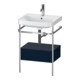 Duravit Meuble lavabo Happy D.2 Plus 57,5x49 cm, 1 trou robinet, blanc mat, avec console, 1 tiroir-1