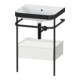 Duravit Meuble-lavabo Happy D.2 Plus 57,5x49 cm, sans trop-plein, 1 tiroir, avec console-1