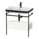 Duravit Meuble lavabo Happy D.2 Plus 77,5x49 cm, 1 mitigeur, blanc, avec console, 1 tiroir-1