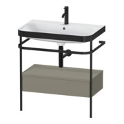 Duravit Meuble lavabo Happy D.2 Plus 77,5x49 cm, 1 mitigeur, st-g m, avec console, 1 tiroir