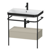 Duravit Meuble lavabo Happy D.2 Plus 77,5x49 cm, 1 robinet, avec console, 1 tiroir