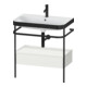 Duravit Meuble lavabo Happy D.2 Plus 77,5x49 cm, 1 robinetterie, sans miroir, avec console, 1 tiroir-1